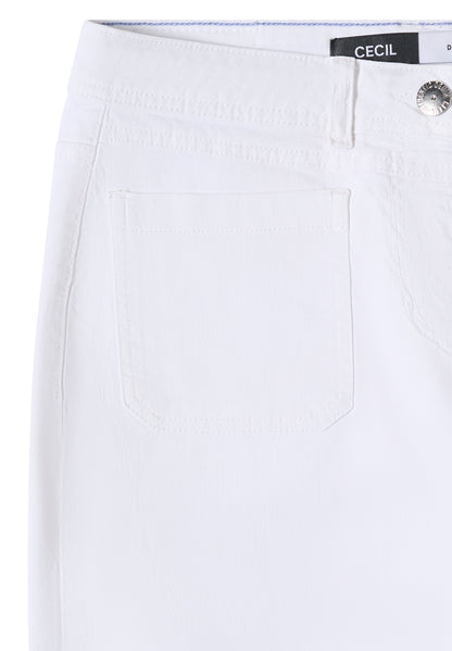 7/8 Wide Leg Jeans mit Patch Pockets