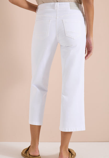 7/8 Wide Leg Jeans mit Patch Pockets