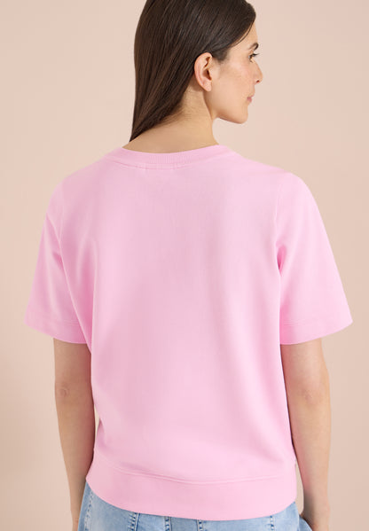 Kurzarm Sweatshirt mit Rundhals