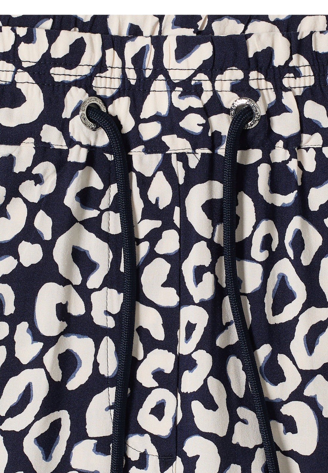Wide Leg Hose im Loose Fit mit Leo-Print