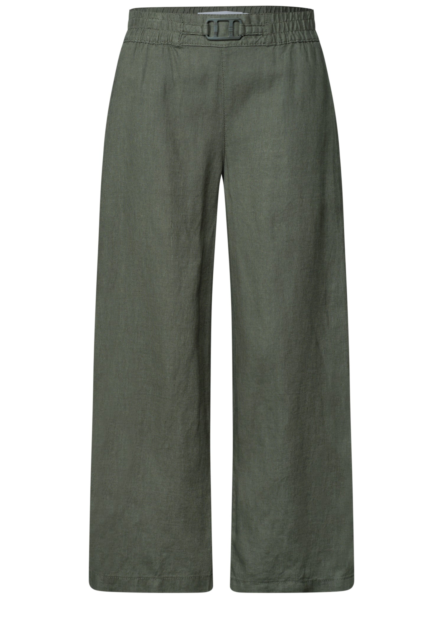 Wide Leg Hose im Loose Fit aus Leinen