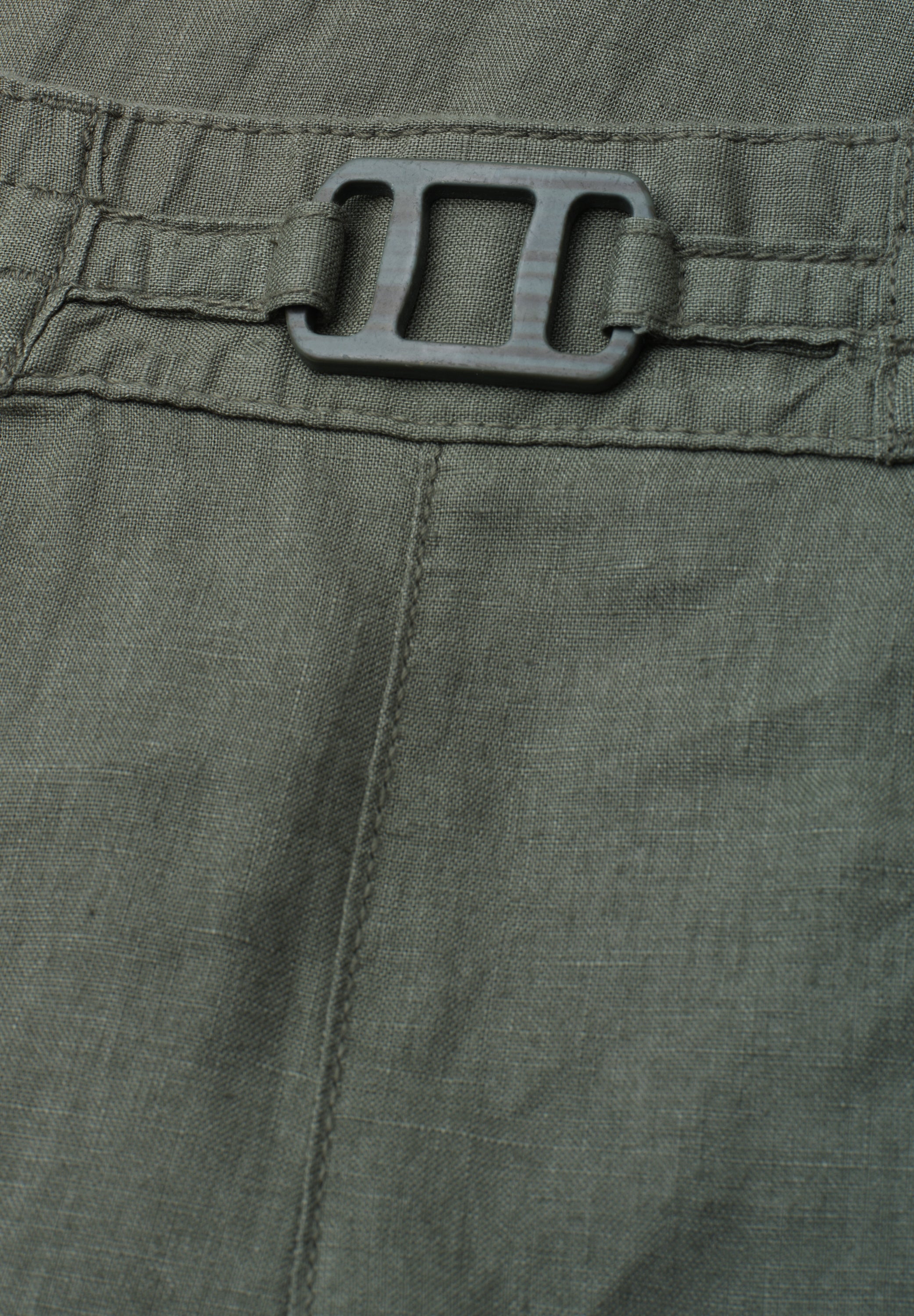 Wide Leg Hose im Loose Fit aus Leinen