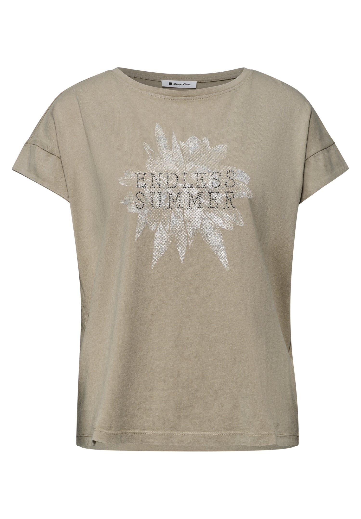 Dropped Shoulder Shirt mit Artwork