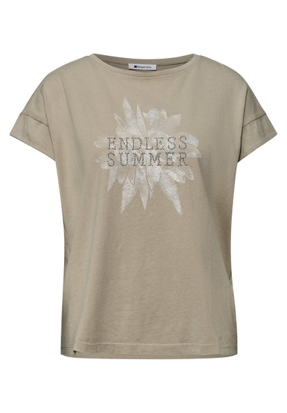 Dropped Shoulder Shirt mit Artwork