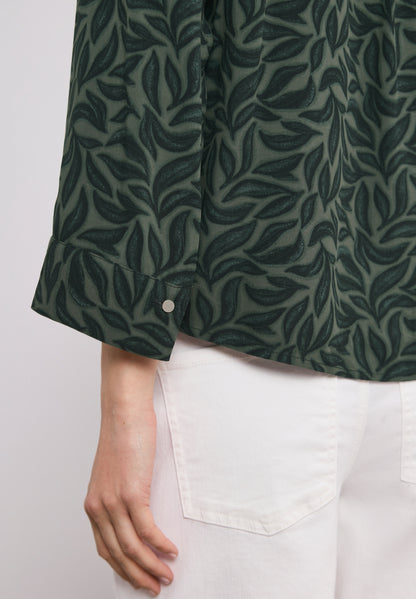 3/4-Arm Bluse mit Knotendetail