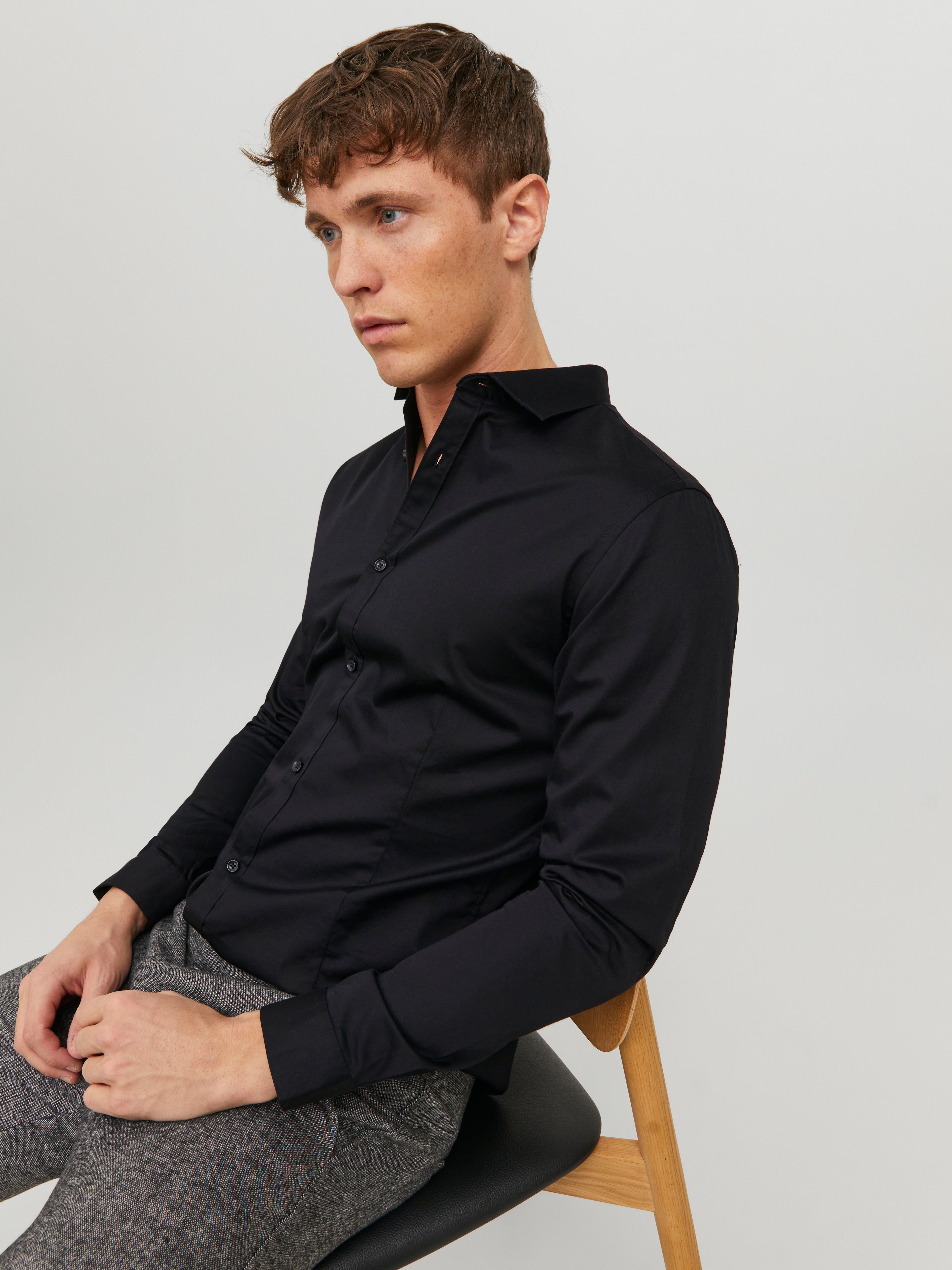 JPRBLAPARMA SHIRT L/S NOOS