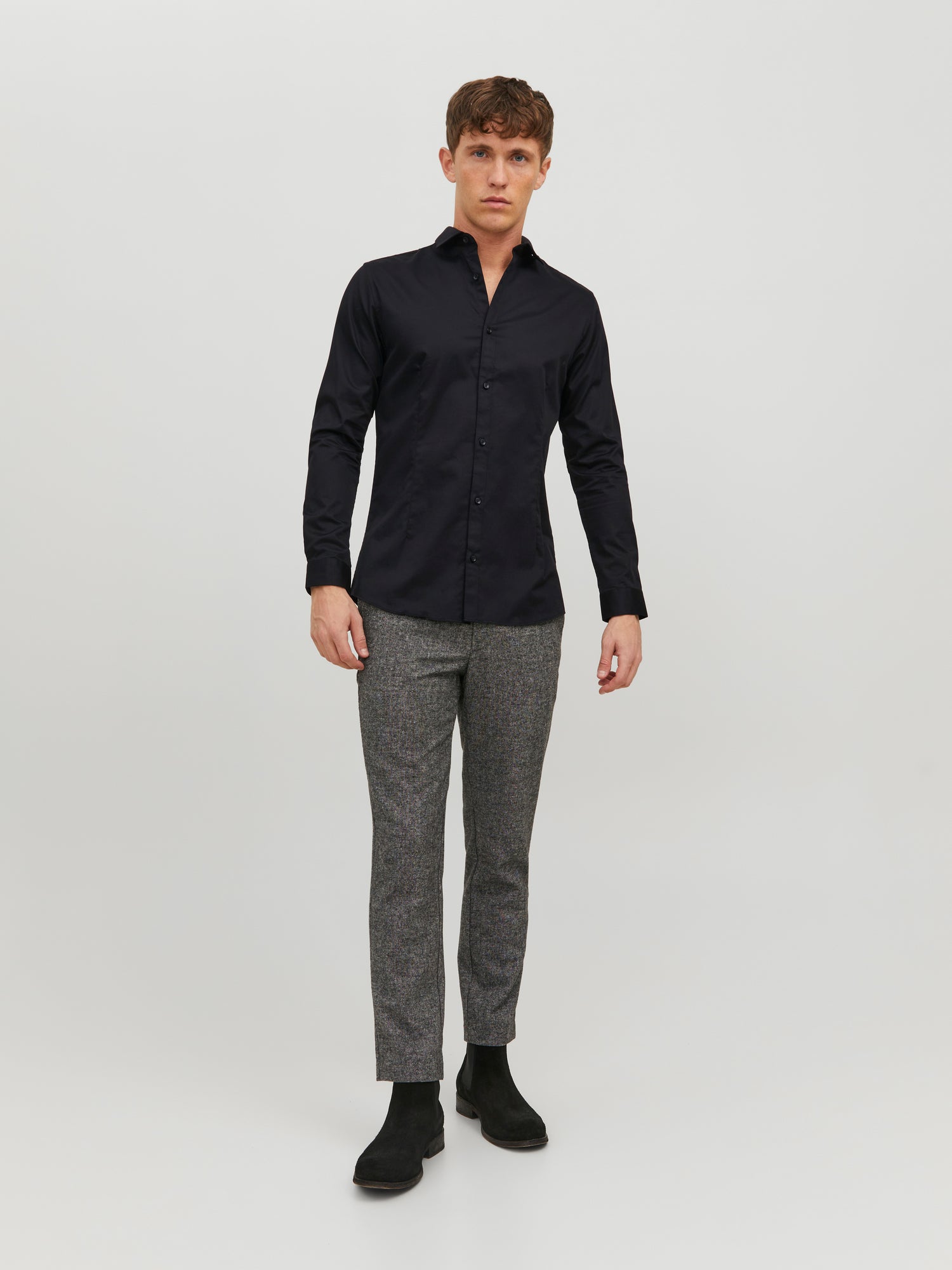 JPRBLAPARMA SHIRT L/S NOOS