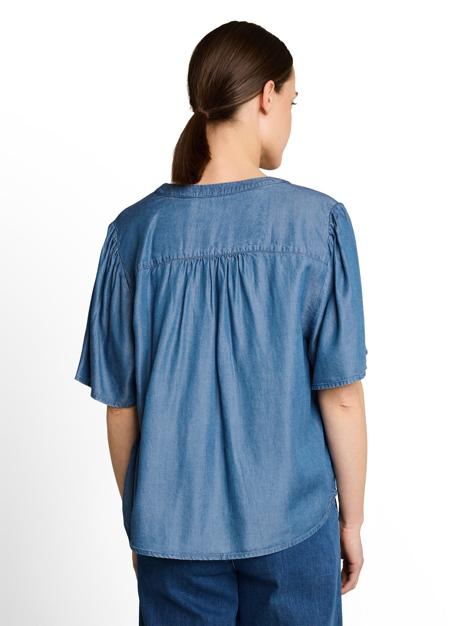 Bluse mit Quasten