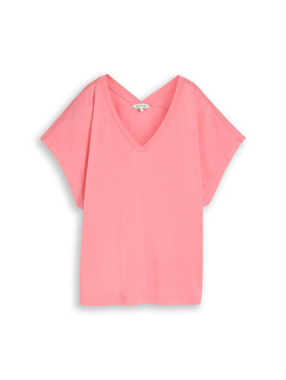 T-Shirt mit V-Ausschnitt