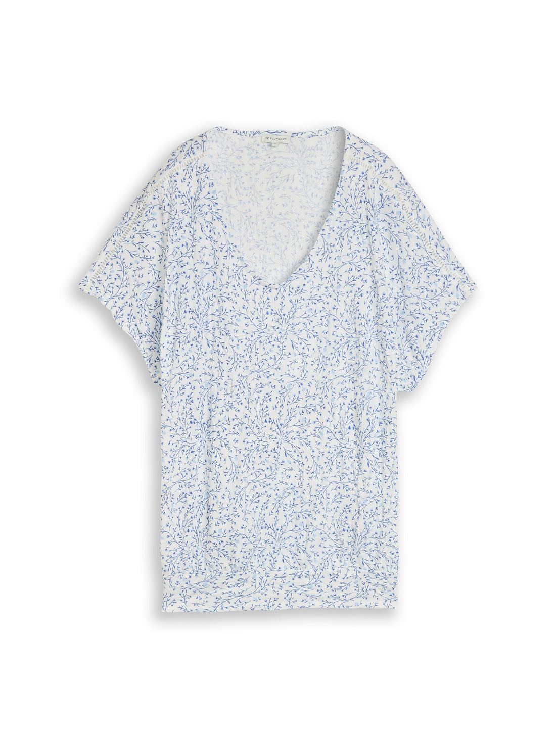 Crinkle T-Shirt mit Muster