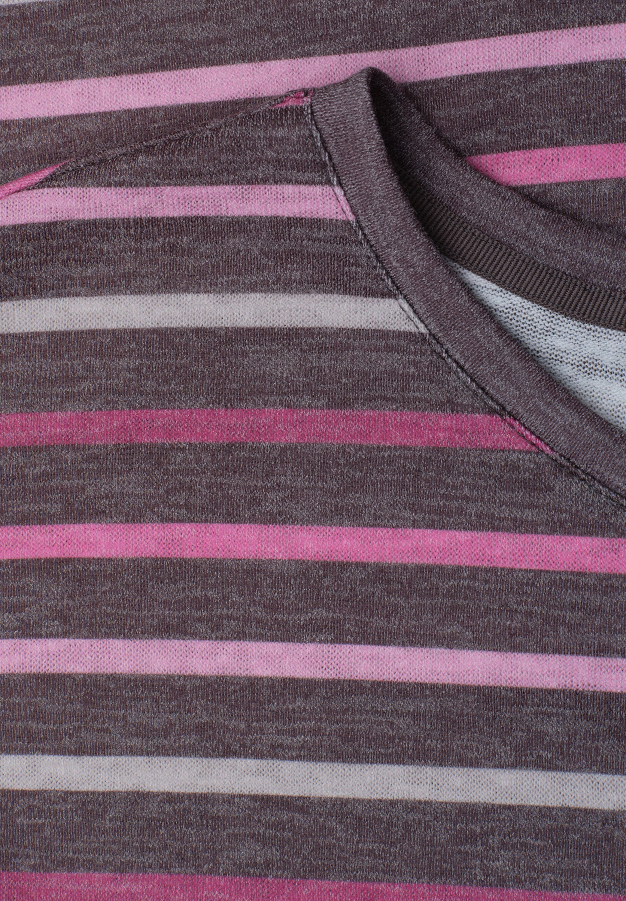 Dropped Shoulder Shirt mit Streifen