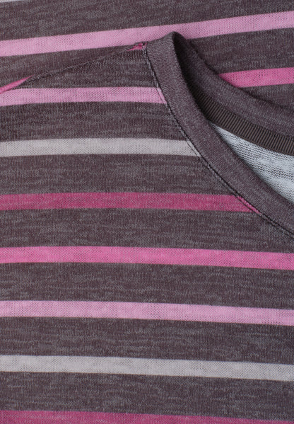 Dropped Shoulder Shirt mit Streifen