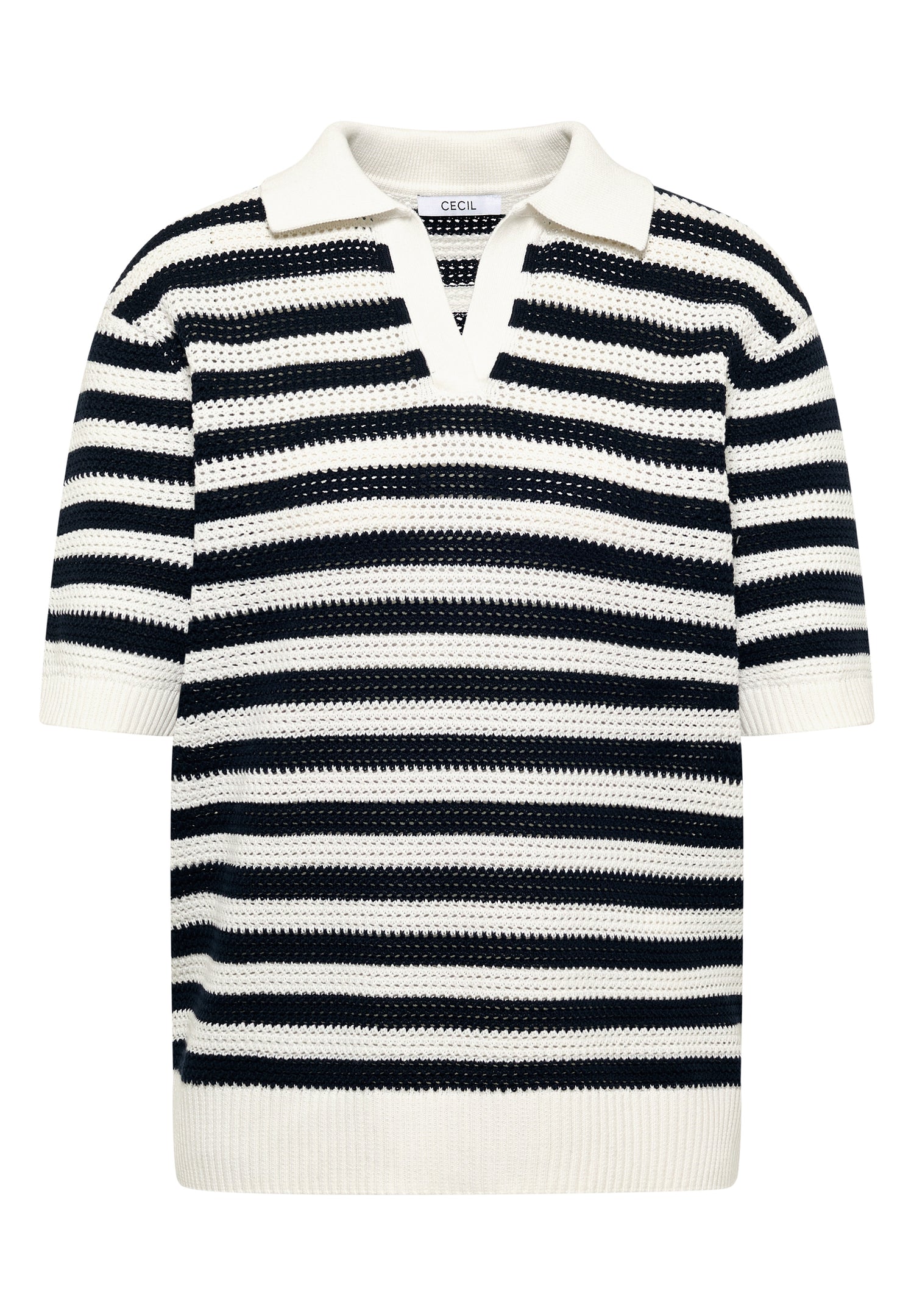 Kurzarm Poloshirt in Mesh-Qualität