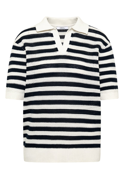 Kurzarm Poloshirt in Mesh-Qualität