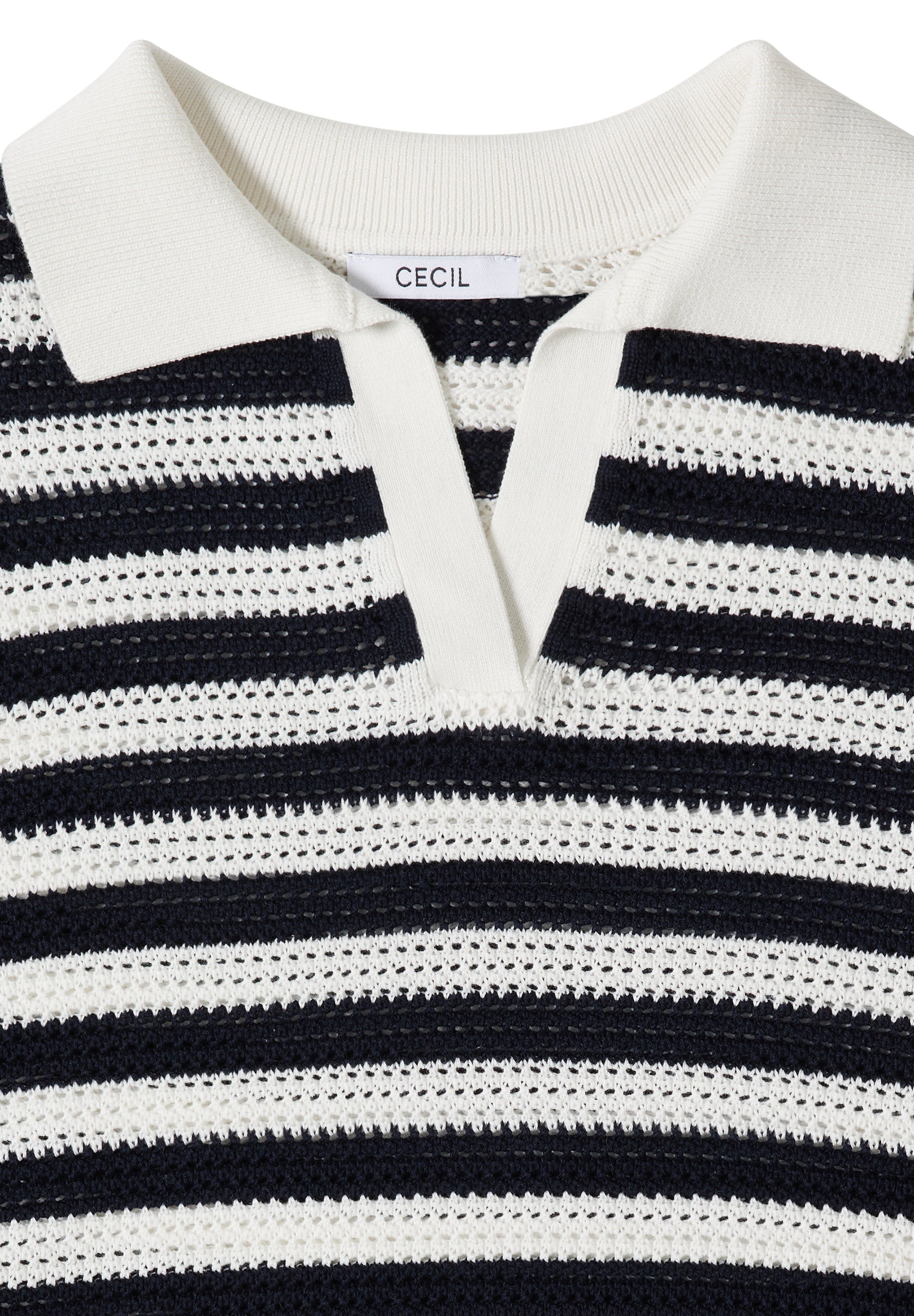 Kurzarm Poloshirt in Mesh-Qualität
