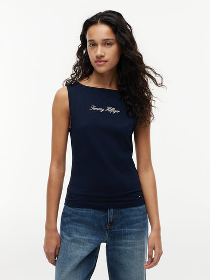 CLASSIC SCRIPT BOAT-NK TOP