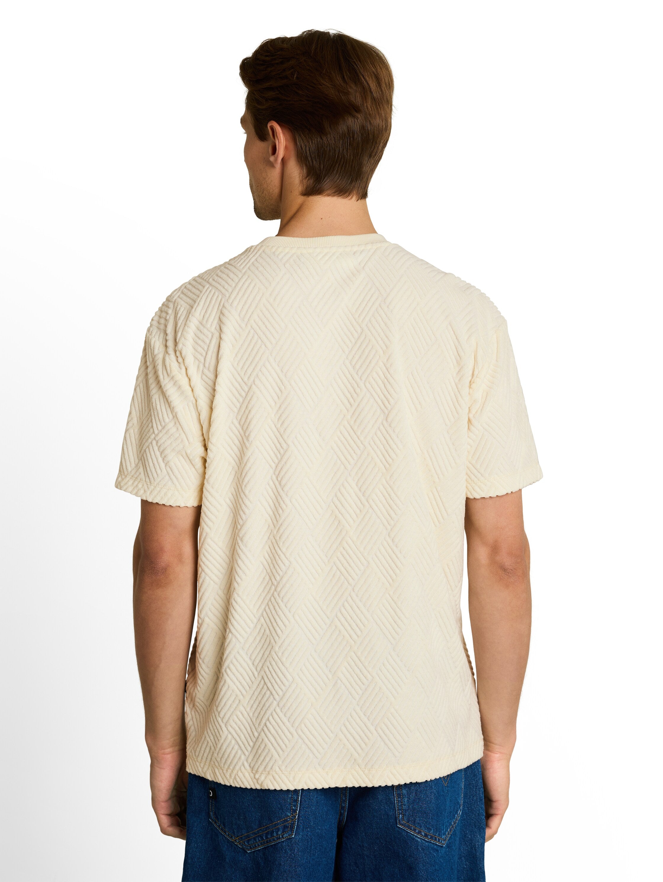 Relaxed Fit T-Shirt mit Struktur