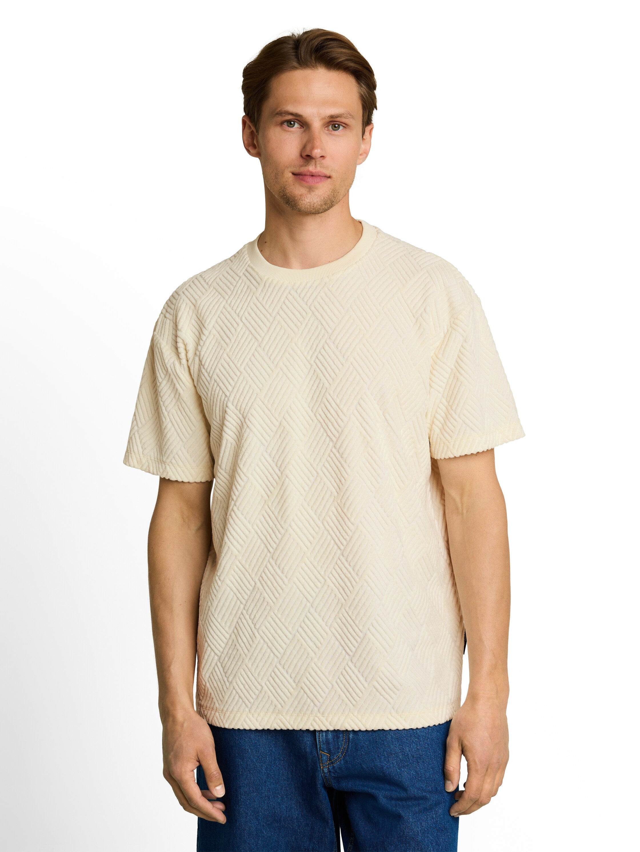 Relaxed Fit T-Shirt mit Struktur