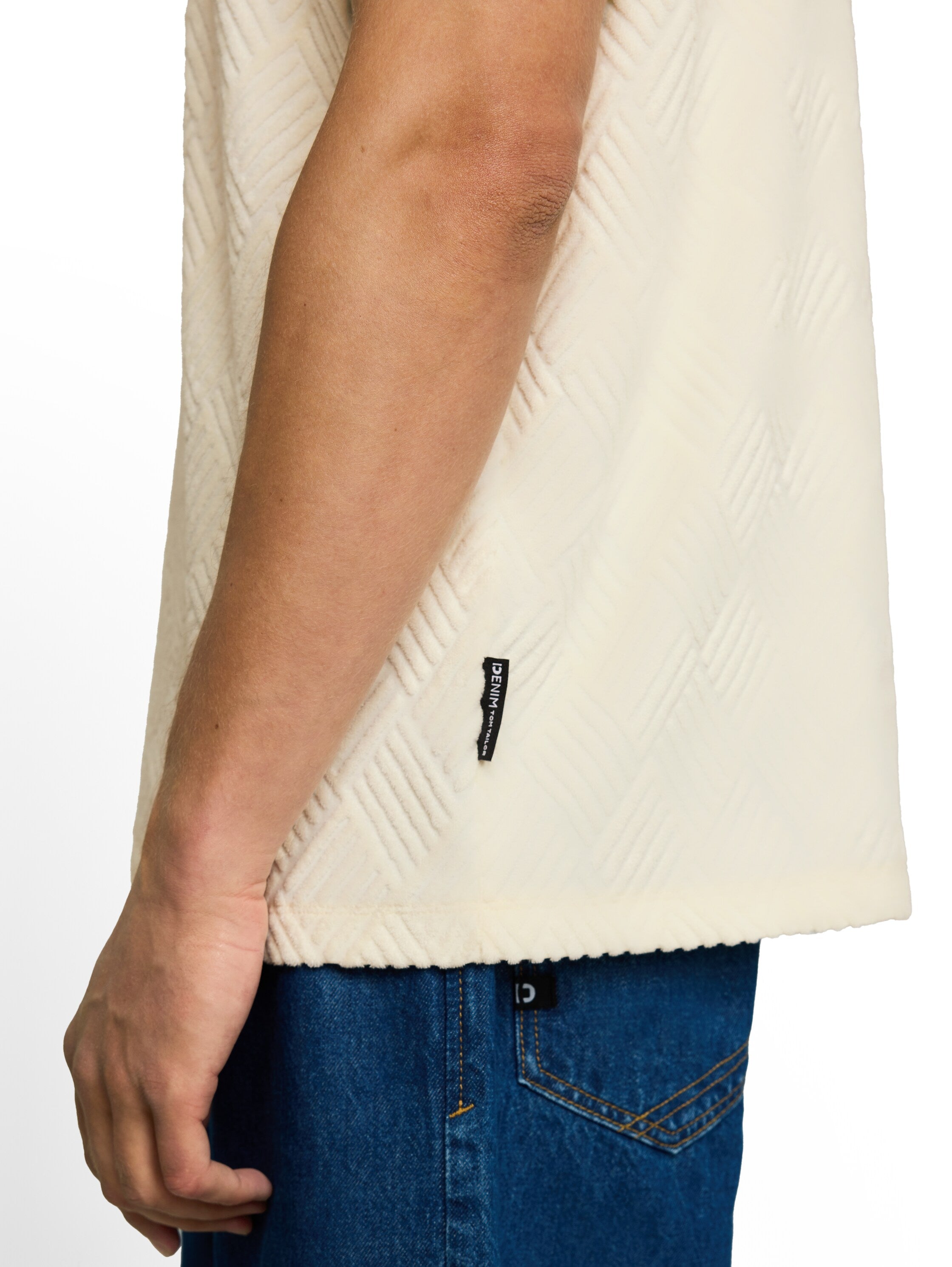 Relaxed Fit T-Shirt mit Struktur