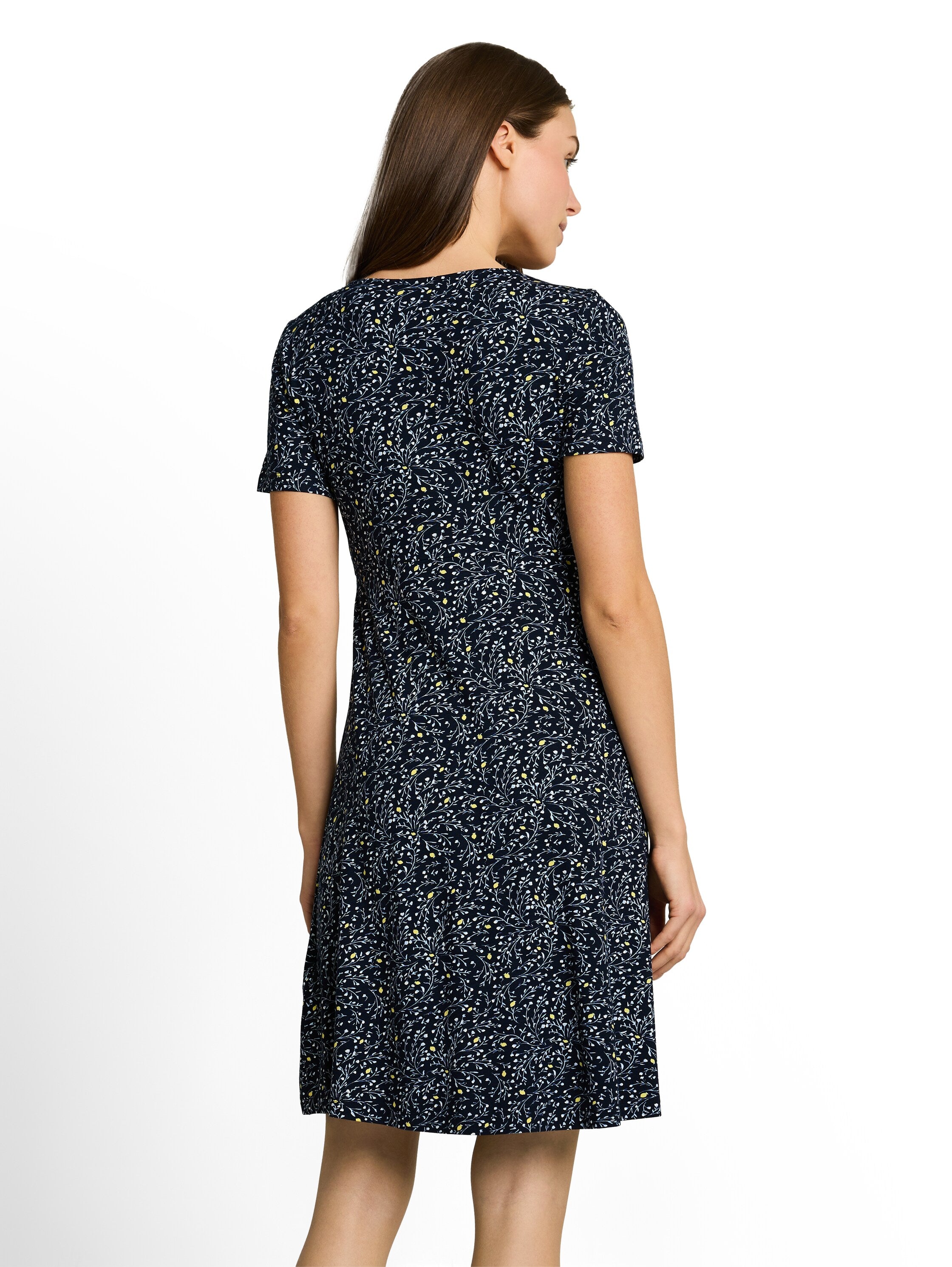 Jerseykleid mit V-Ausschnitt