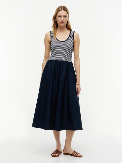 5X2 RIB MIX MEDIA DRESS