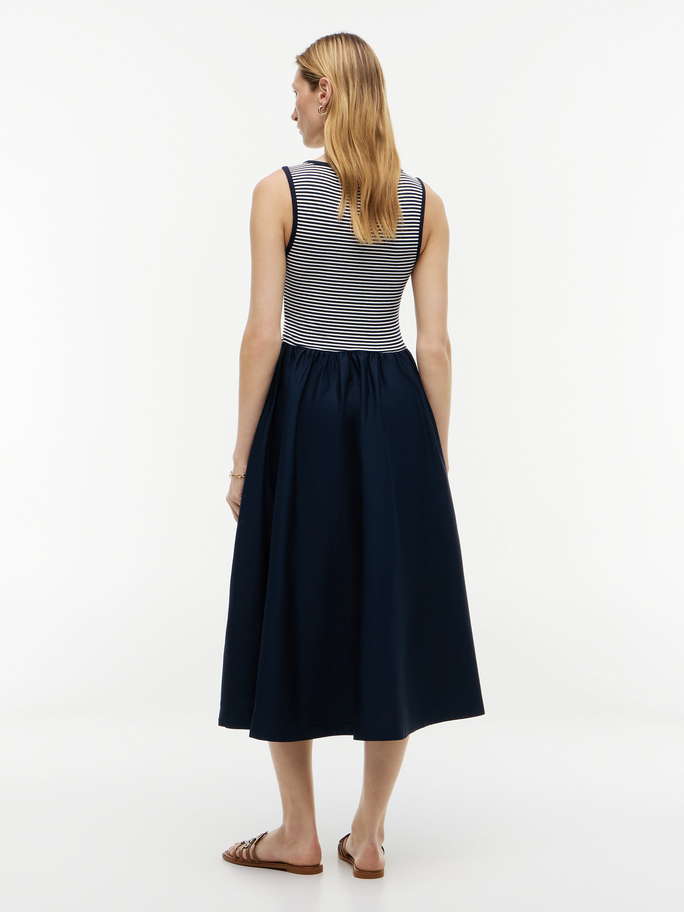 5X2 RIB MIX MEDIA DRESS