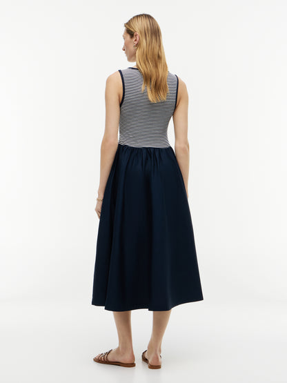 5X2 RIB MIX MEDIA DRESS