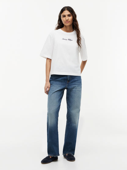 CLASSIC SCRIPT TRAPEZE TEE
