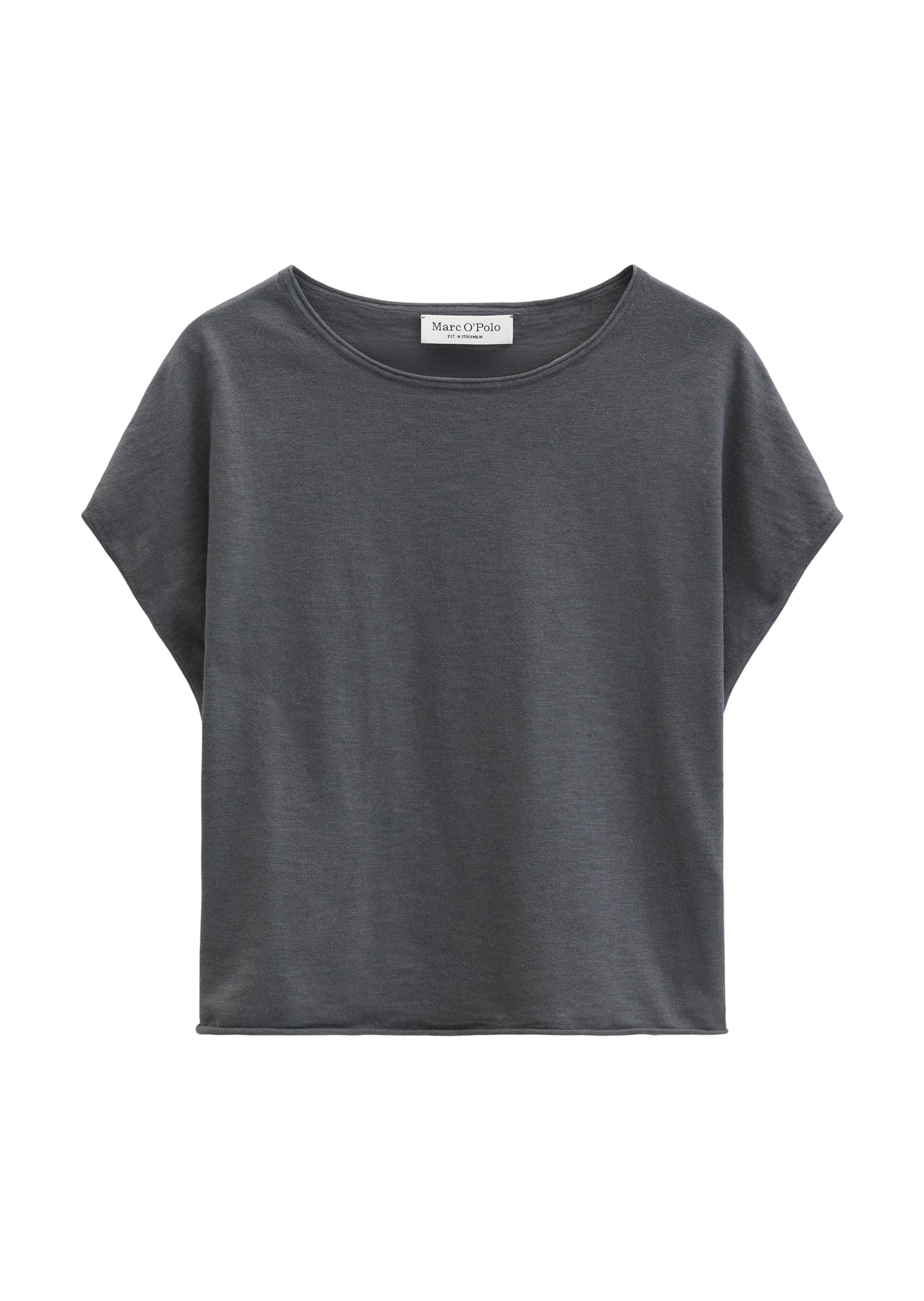 Ärmelloser Feinstrick-Pullover loose