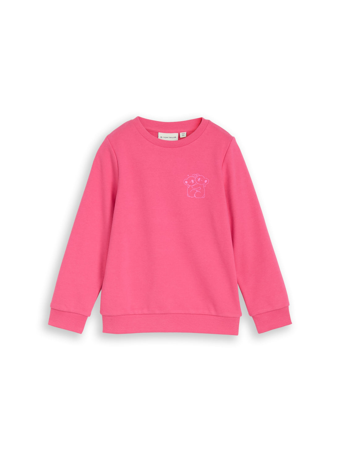 Basic Sweatshirt mit Rückenprint
