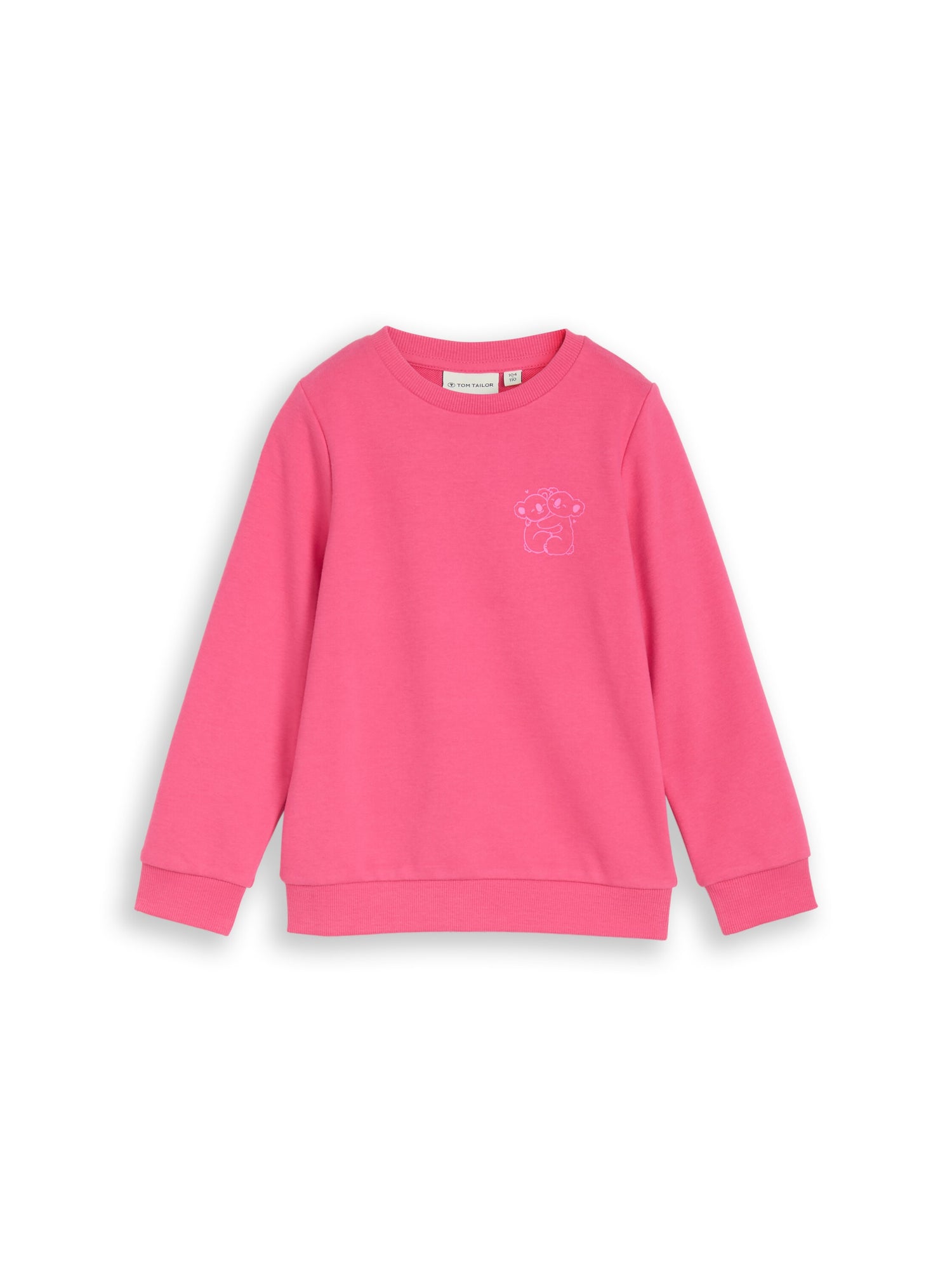 Basic Sweatshirt mit Rückenprint