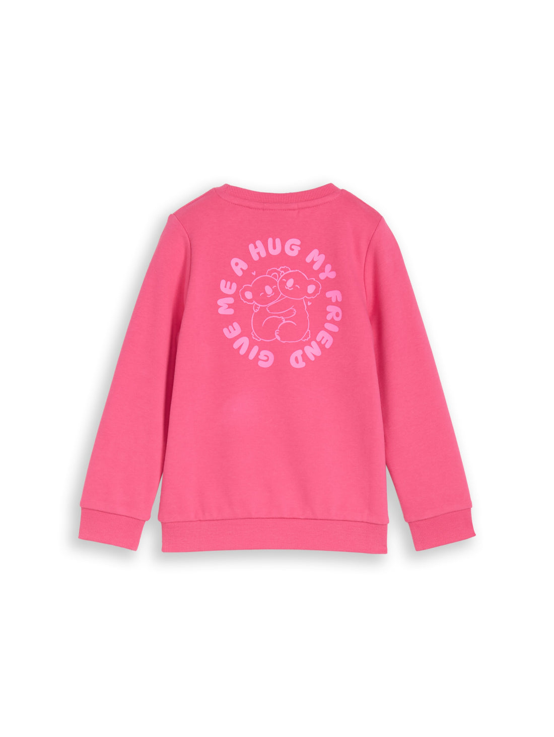 Basic Sweatshirt mit Rückenprint