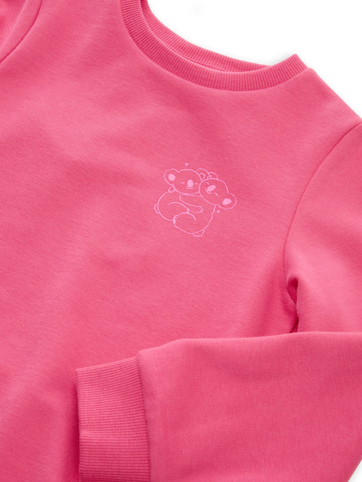 Basic Sweatshirt mit Rückenprint