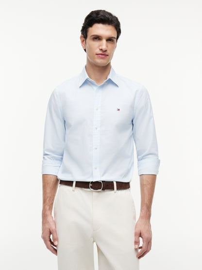 FLEX POPLIN SMALL PRINT SHIRT