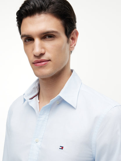 FLEX POPLIN SMALL PRINT SHIRT