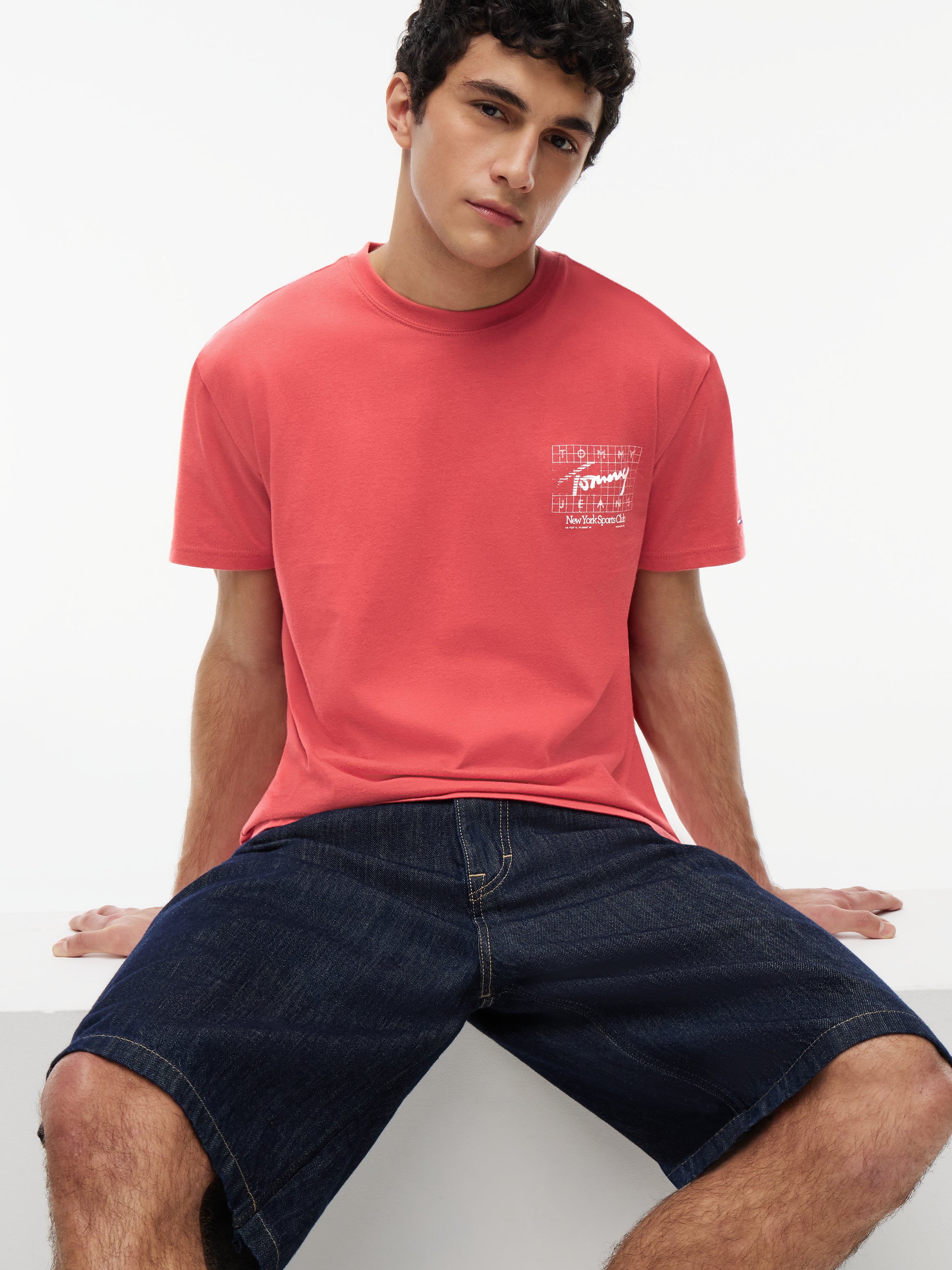 TJM REG SIGN FLAG SS TEE EXT