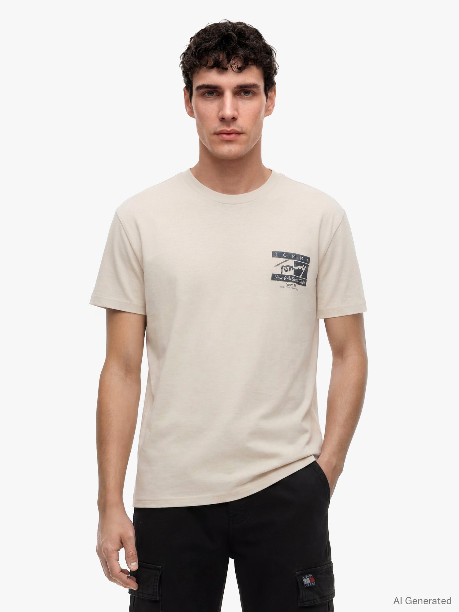 TJM REG SIGN FLAG SS TEE EXT