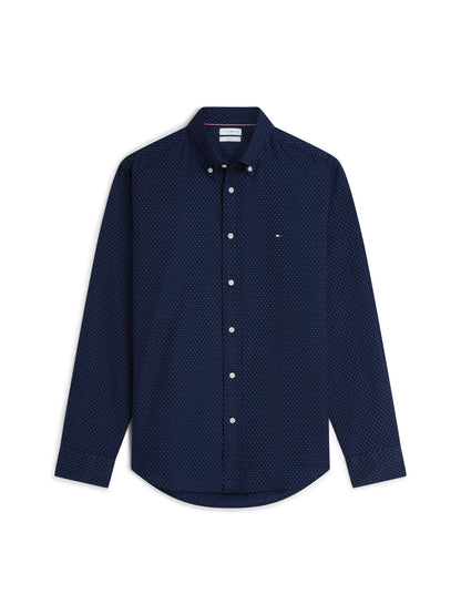 FLEX POPLIN MINI PRINT SHIRT