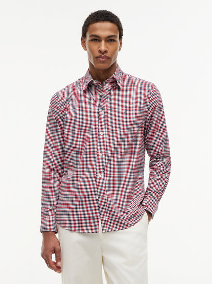 FLEX POPLIN GINGHAM SHIRT