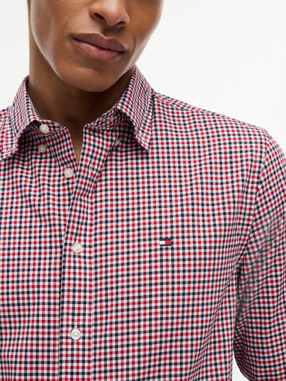 FLEX POPLIN GINGHAM SHIRT