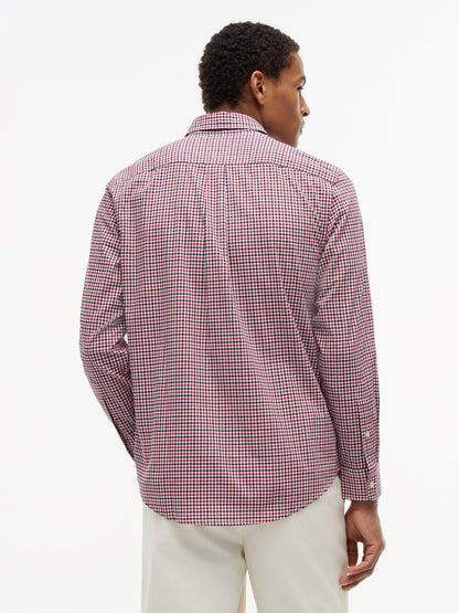 FLEX POPLIN GINGHAM SHIRT