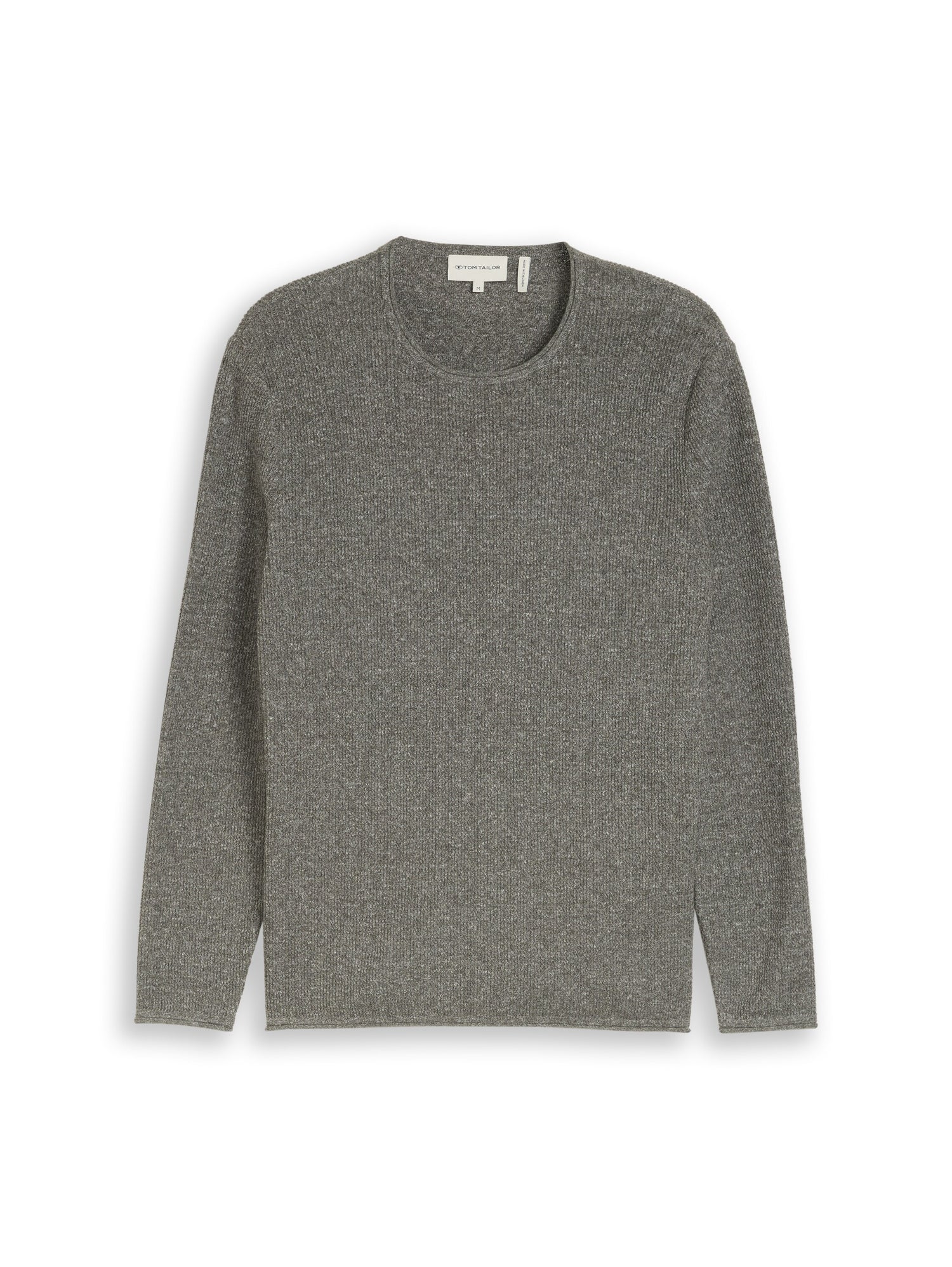 Strickpullover mit Leinenanteil