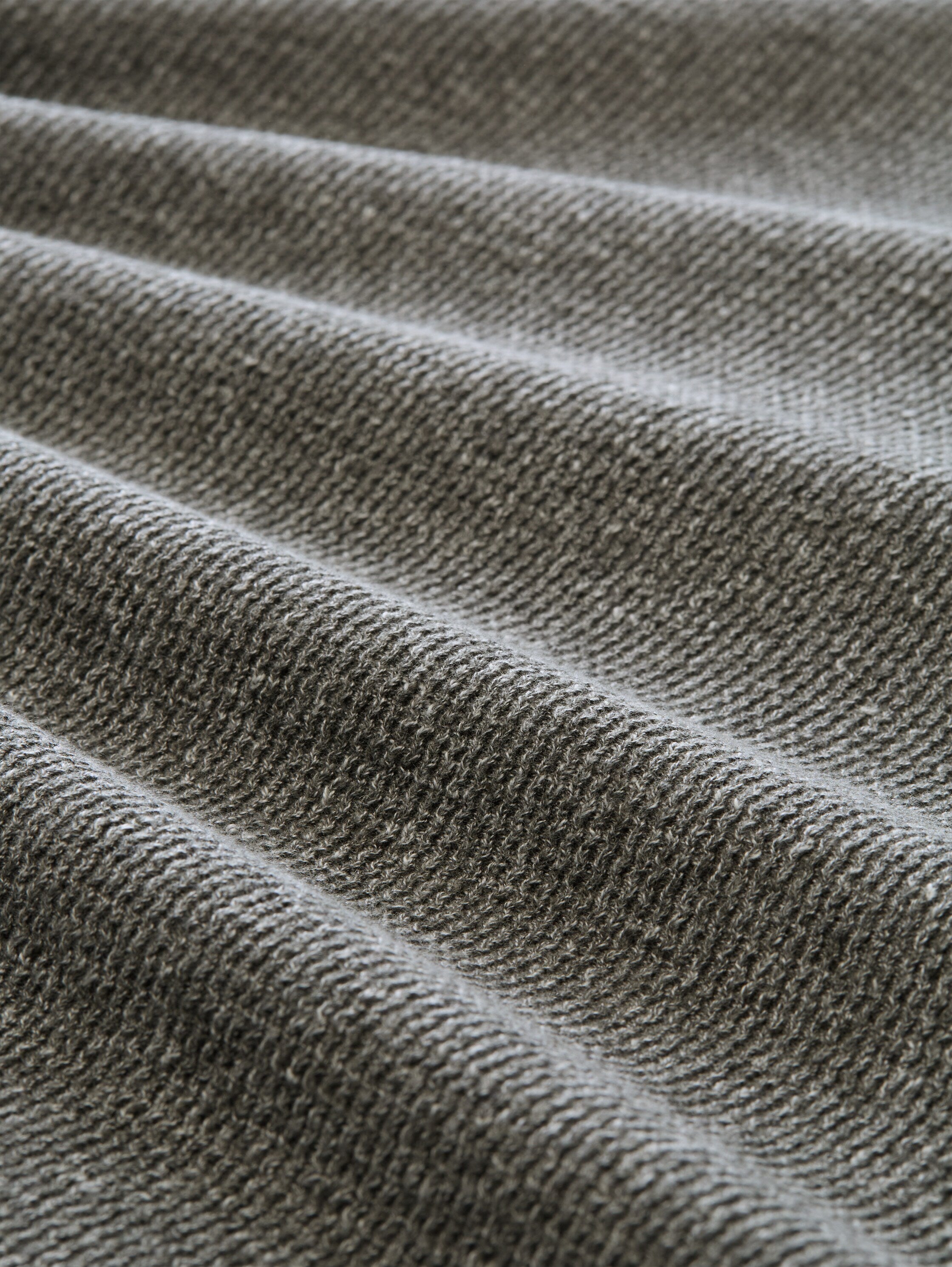 Strickpullover mit Leinenanteil