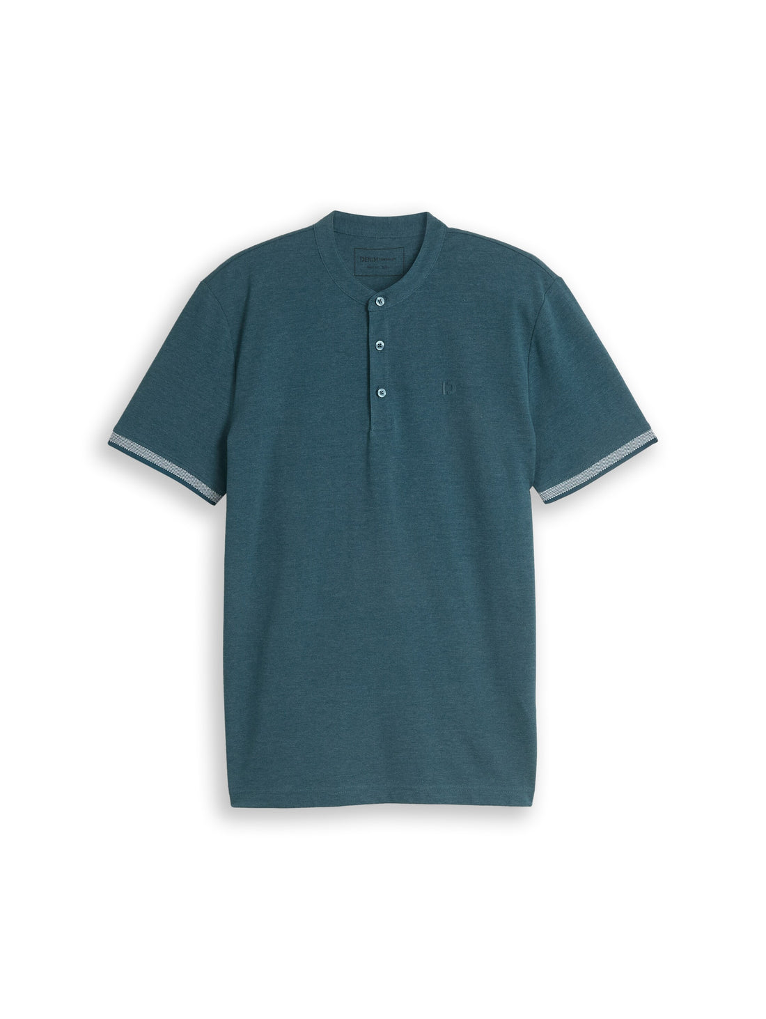 Piqué Poloshirt mit Stehkragen