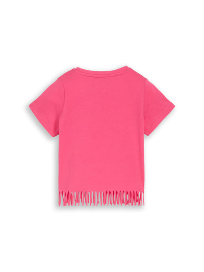 T-Shirt mit Fransen