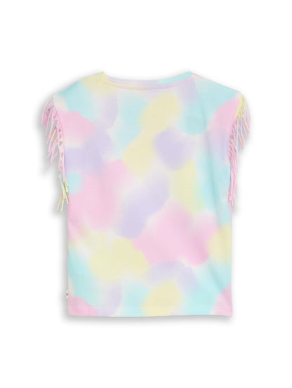 T-Shirt mit Fransen