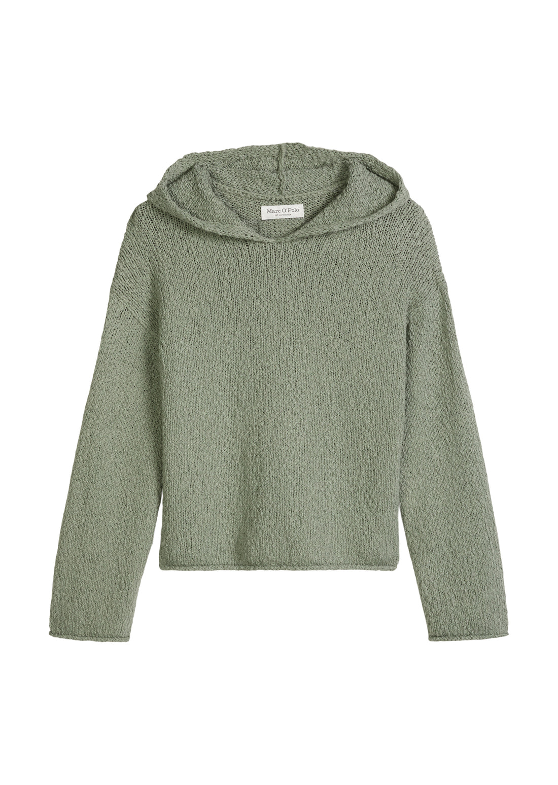Strick-Hoodie loose cropped