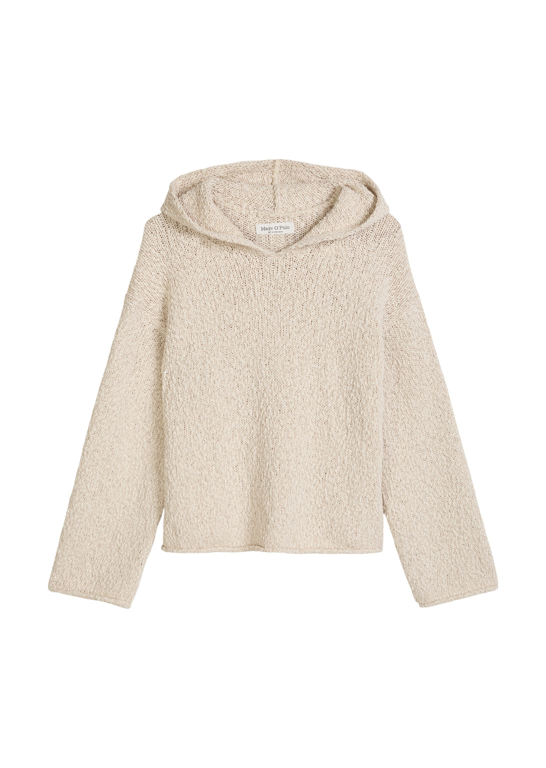 Strick-Hoodie loose cropped