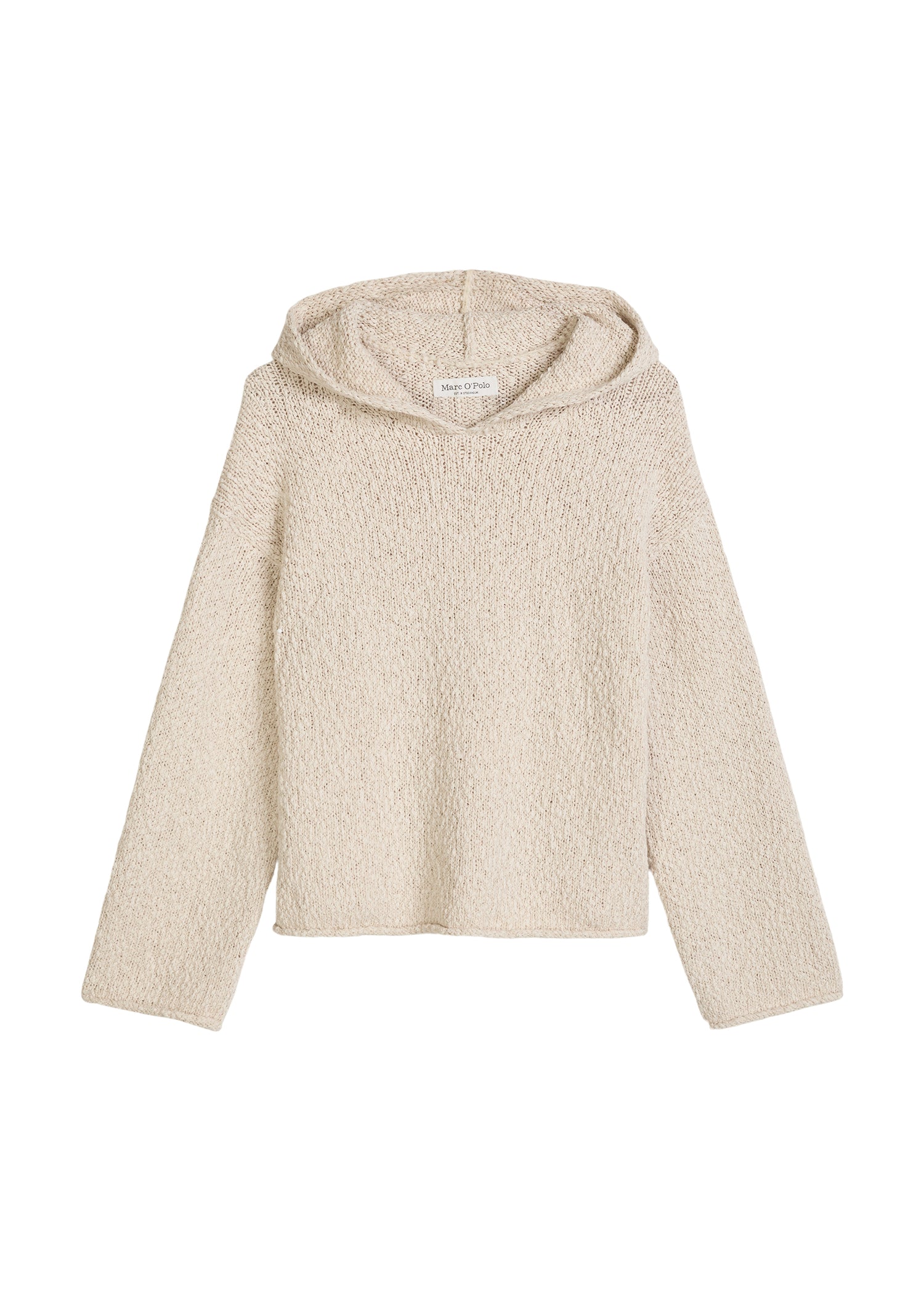 Strick-Hoodie loose cropped