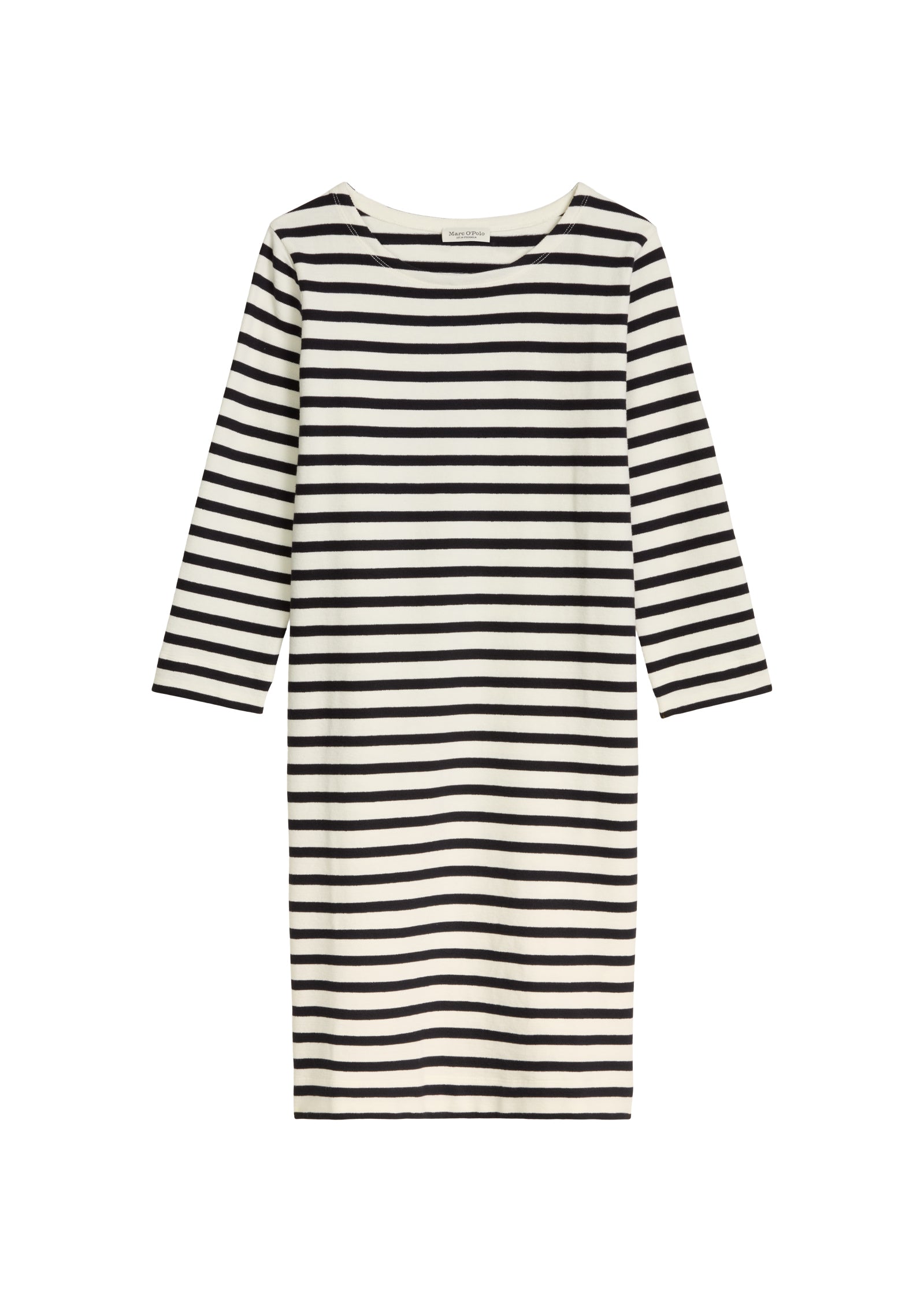 Gestreiftes Jerseykleid loose